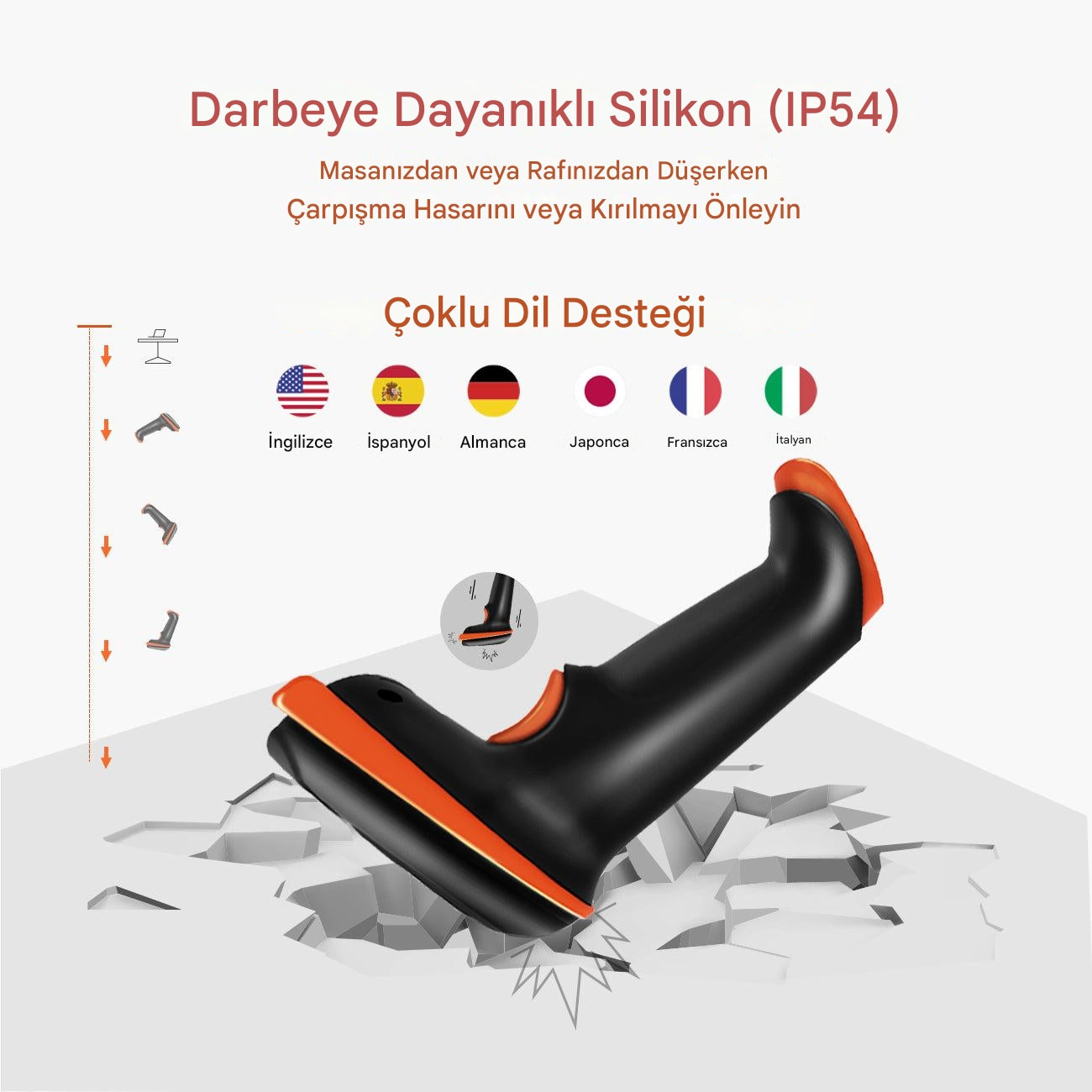 Tera D5100 2D Kablosuz Barkod Okuyucu