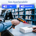 Tera D5100Y Barkod Okuyucu - USB Kablolu, 1D ve 2D QR Kod Okuma, Tak ve Çalıştır, Ergonomik Tasarım, Anti-Şok Silikon, IP54 Toz ve Su Koruma, Çoklu Dil Destekli Barkod Tarayıcı